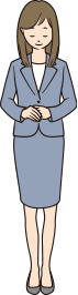 お辞儀イラスト